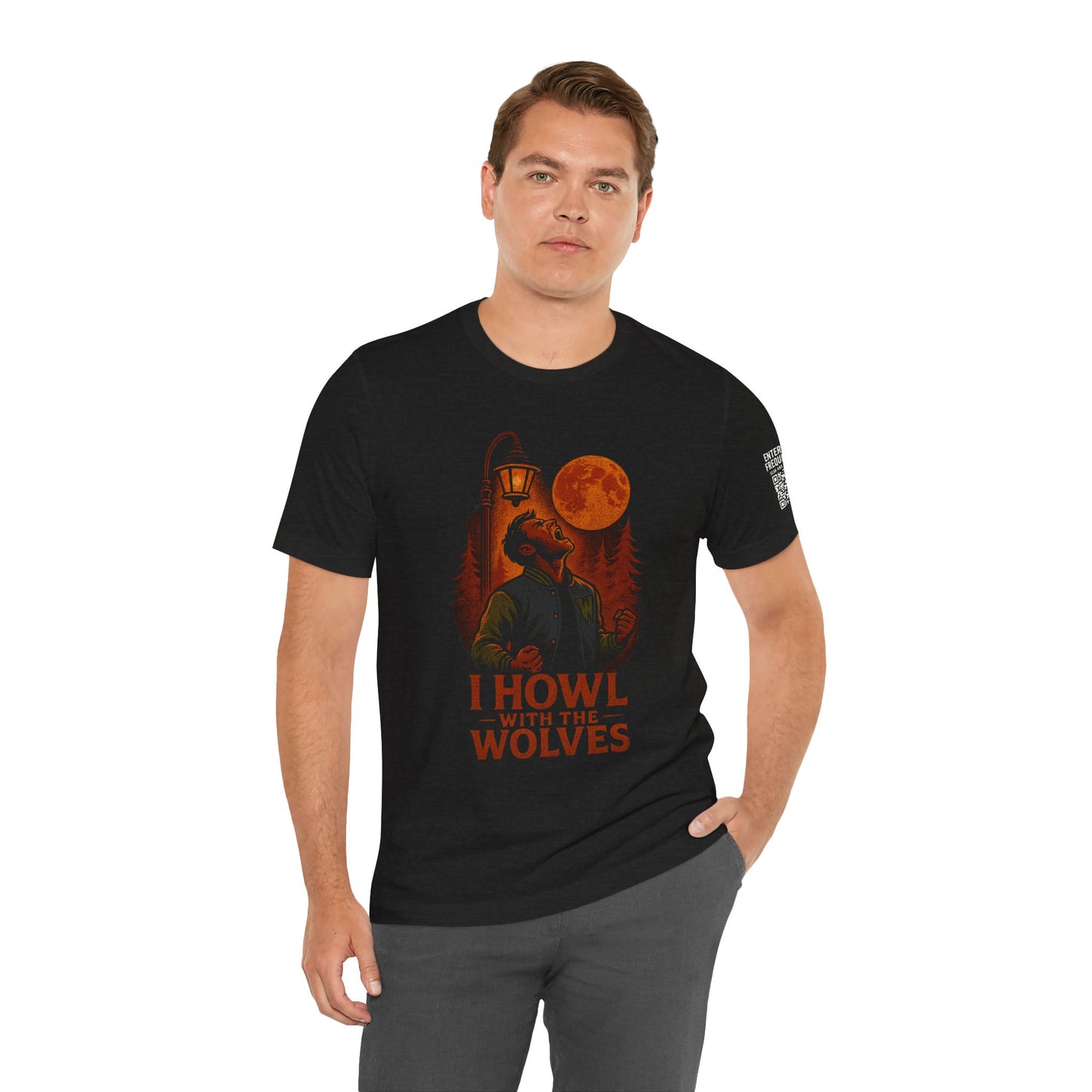 Do You Howl? | I Howl with the Wolves Tee by Creative Artist Joe Parkhurst