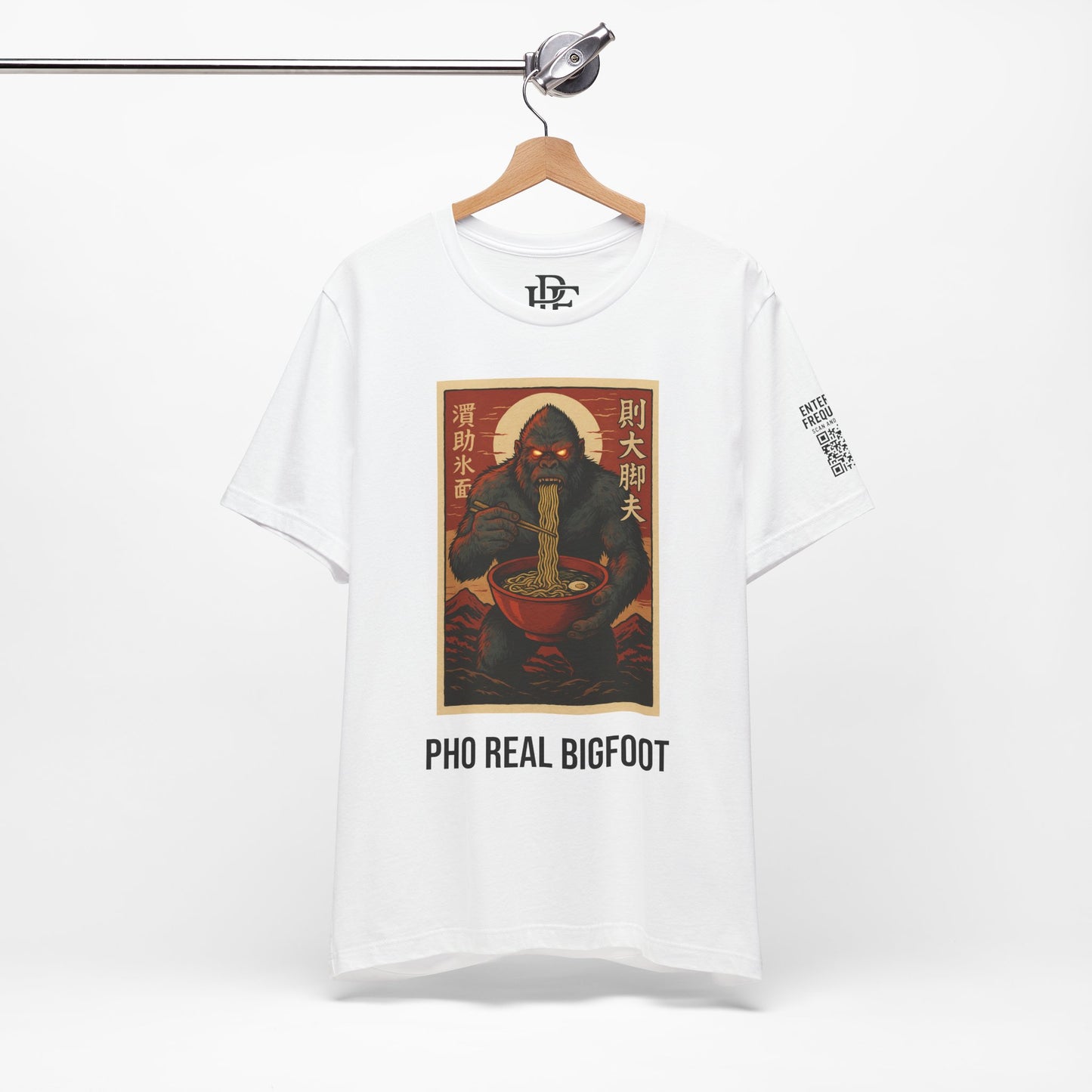 Pho Real Bigfoot Tee | Funny Noodle Shirt | Unisex Foodie Graphic T-Shirt
