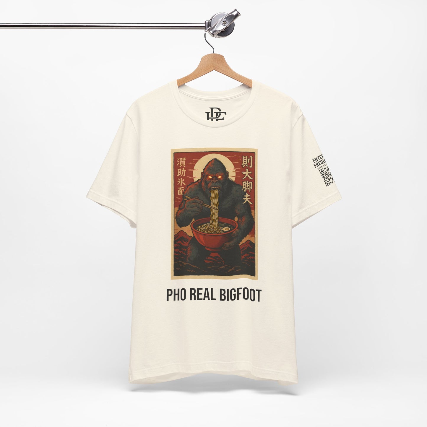 Pho Real Bigfoot Tee | Funny Noodle Shirt | Unisex Foodie Graphic T-Shirt
